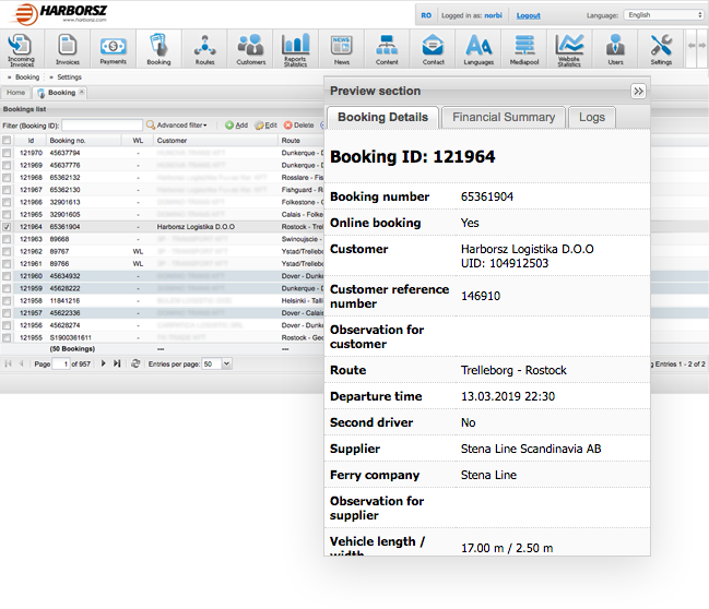 Harborsz - Customers had to directly contact Harborsz for booking
