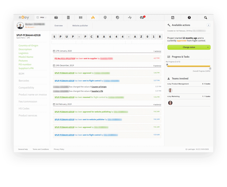 nJoy - The Hive - Product management was unreliable